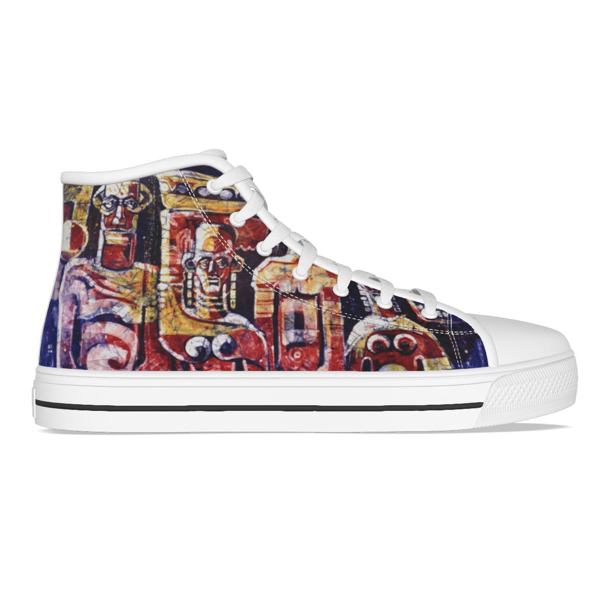 Eke Oye Afo Nkwo - Men's White Sole Canvas Shoes - Nutala Gallery