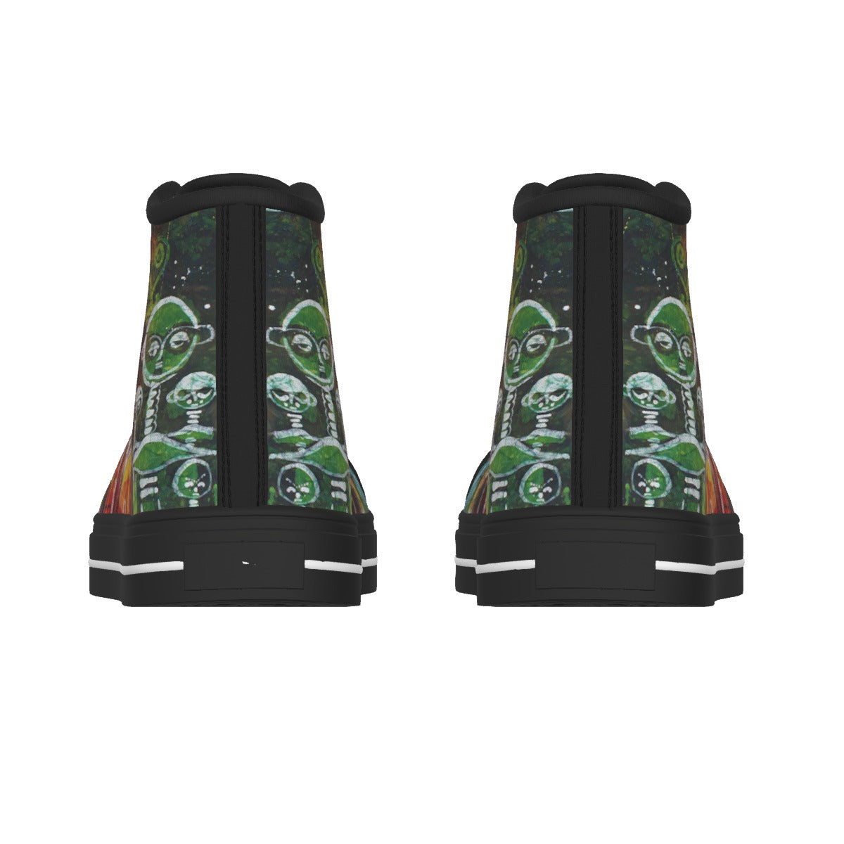 Neigbours Men's Black Sole Canvas Shoes - Nutala Gallery