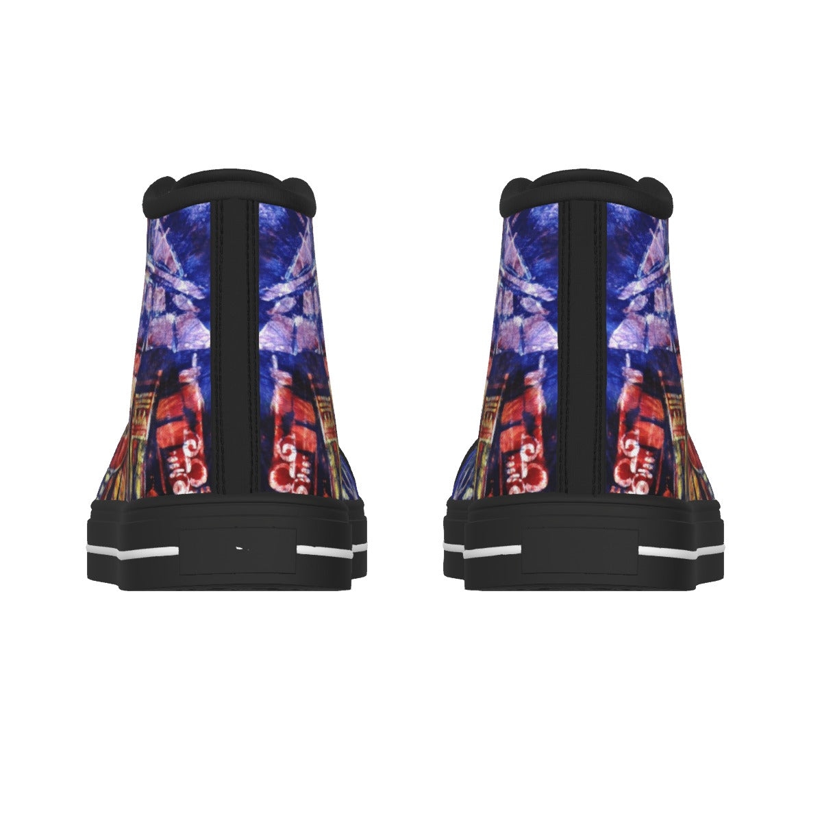 Ijele Men's Black Sole Canvas Shoes - Nutala Gallery