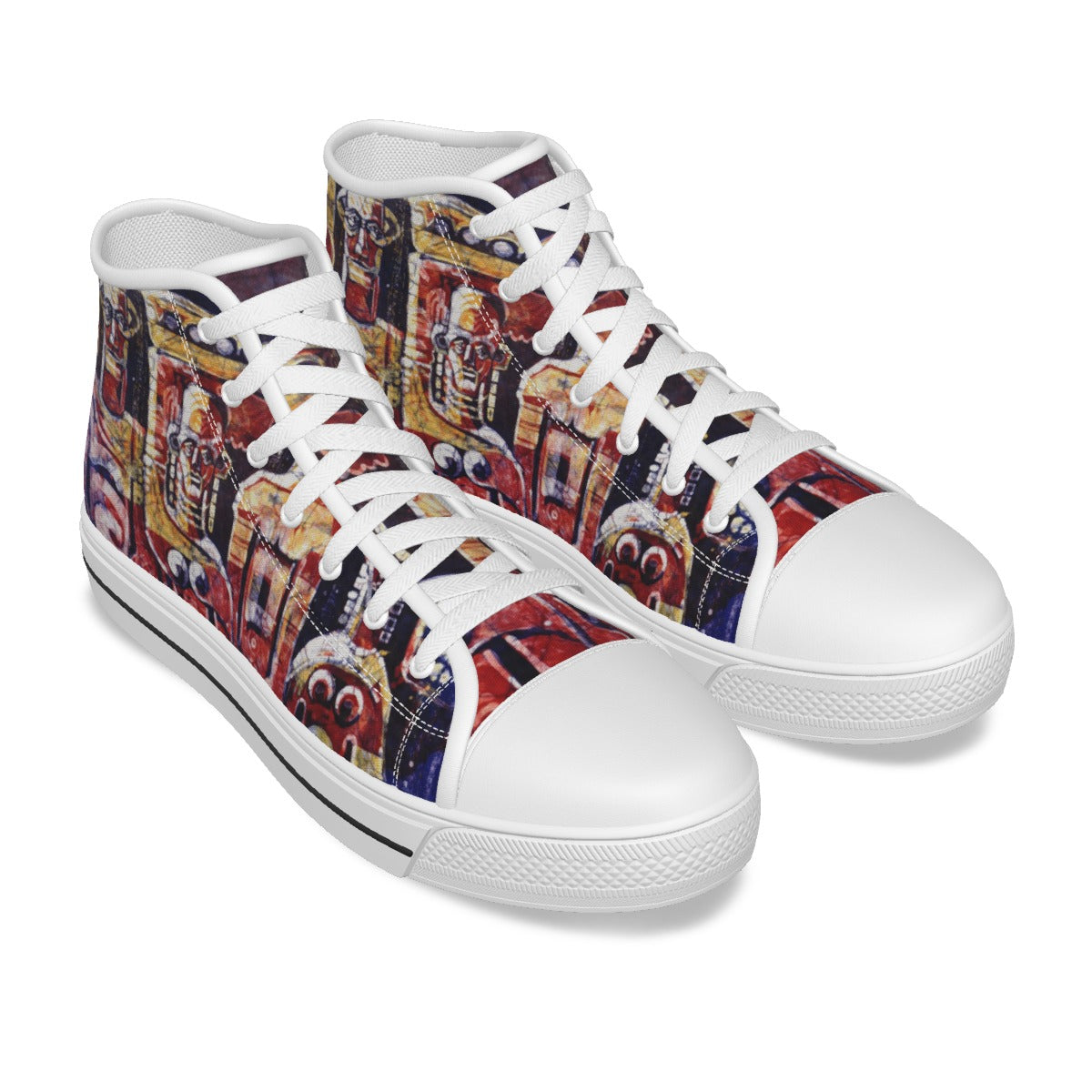 Eke Oye Afo Nkwo - Men's White Sole Canvas Shoes - Nutala Gallery