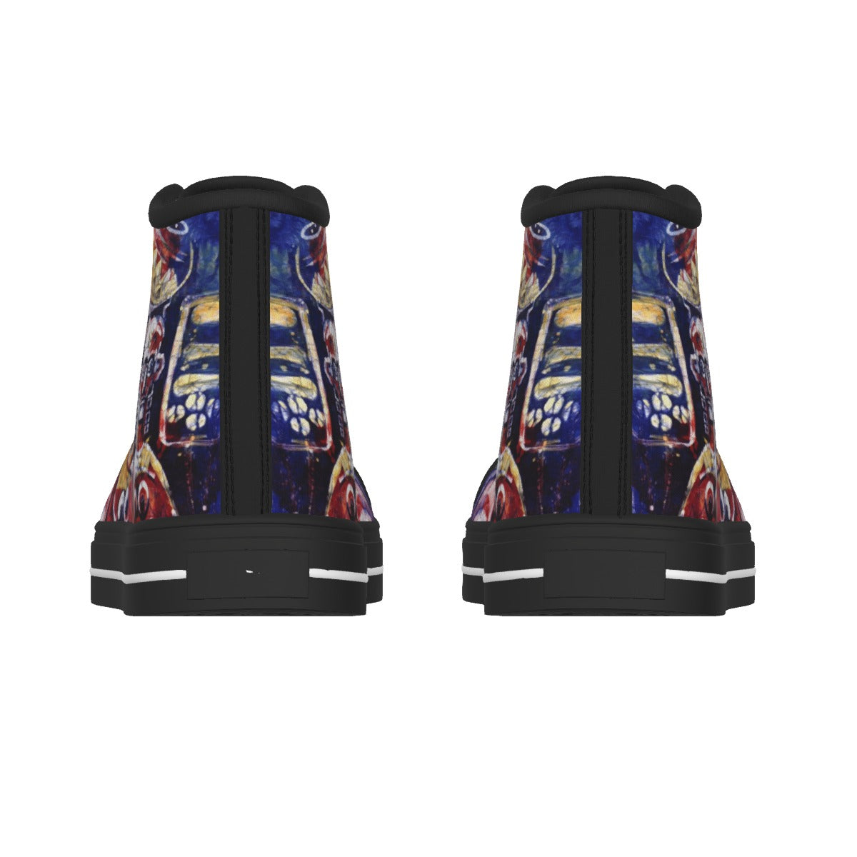 Eke Oye Afo Nkwo Men's Black Sole Canvas Shoes - Nutala Gallery