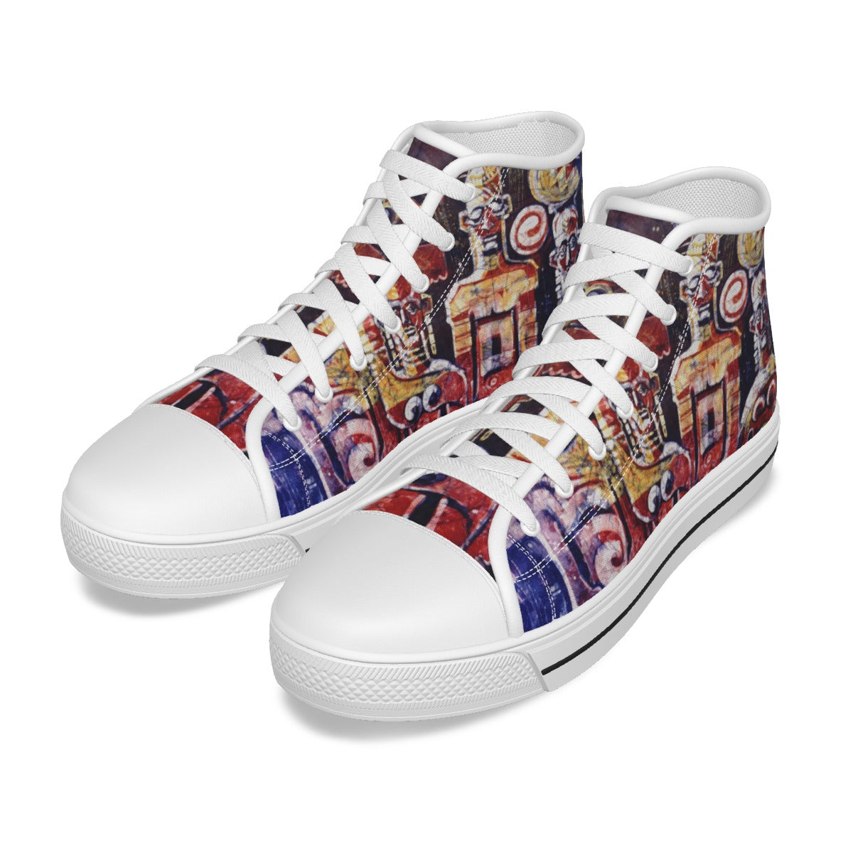 Eke Oye Afo Nkwo - Men's White Sole Canvas Shoes - Nutala Gallery