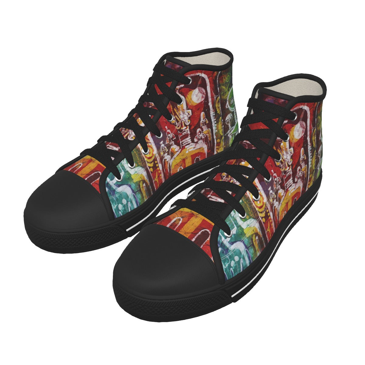 Neigbours Men's Black Sole Canvas Shoes - Nutala Gallery