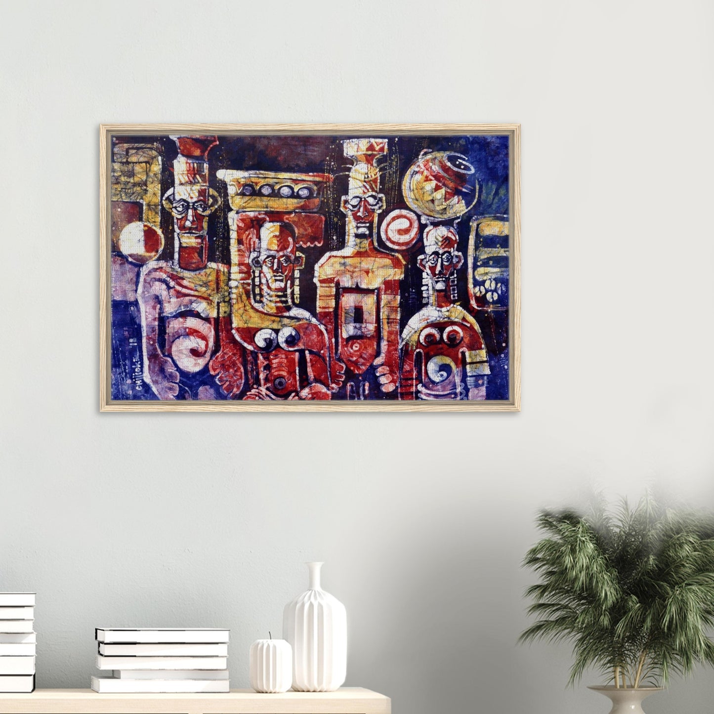 Eke Oye Afo Nkwo (2018) - Framed Canvas - Nutala Gallery