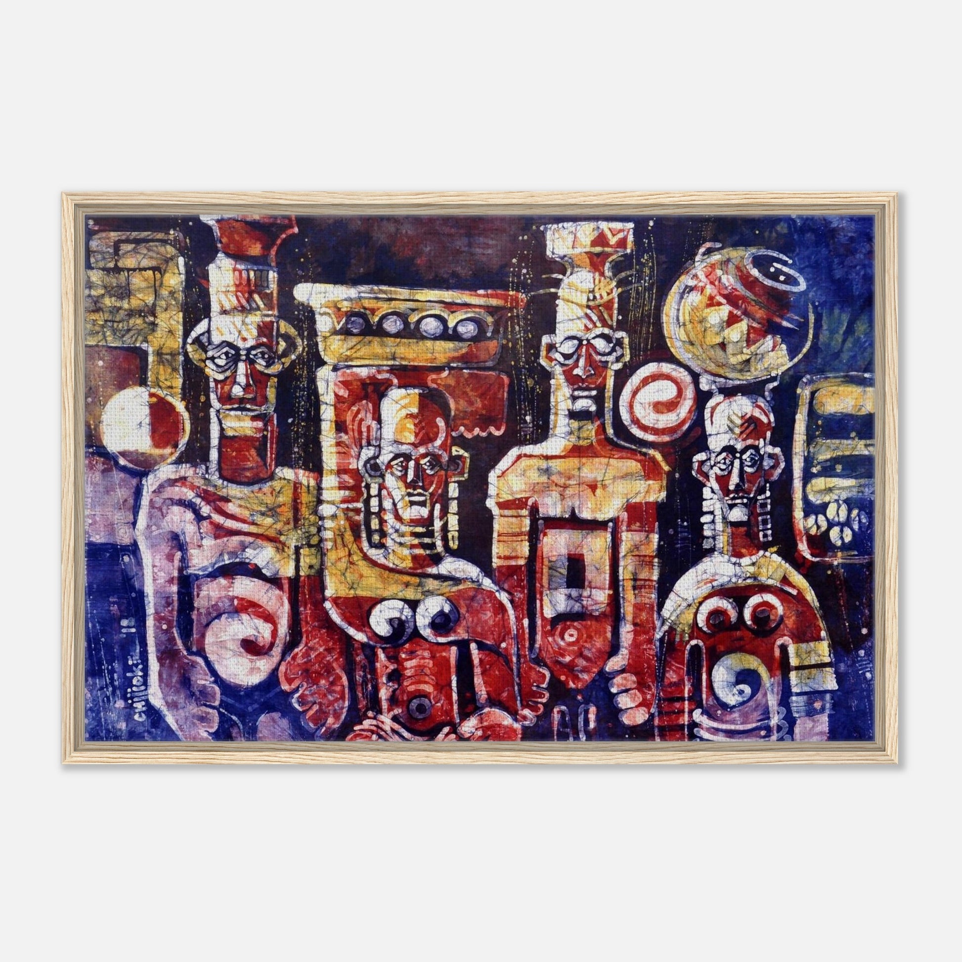 Eke Oye Afo Nkwo (2018) - Framed Canvas - Nutala Gallery