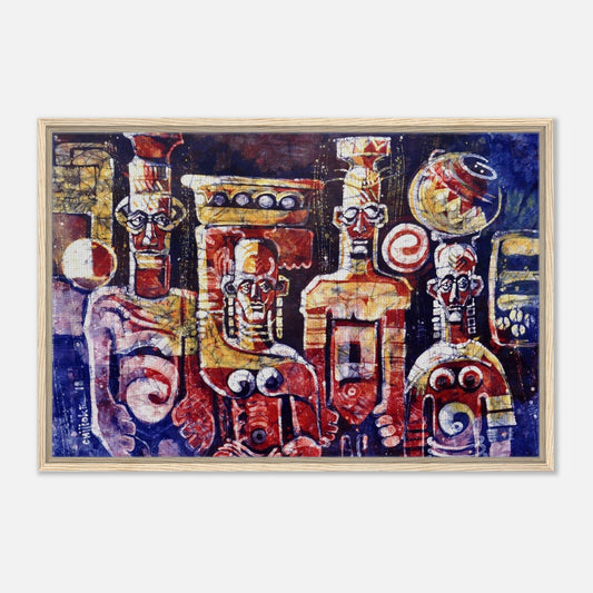 Eke Oye Afo Nkwo (2018) - Framed Canvas - Nutala Gallery